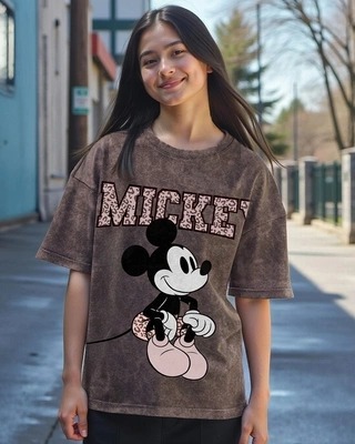 imgi 25 women s brown mickey graphic printed oversized acid wash t shirt 627764 1745492672 1