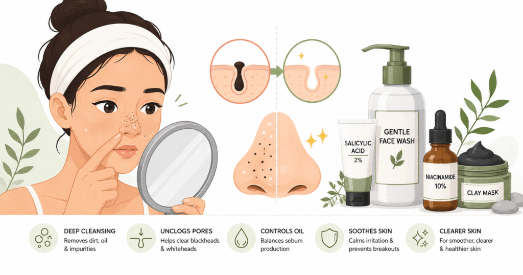 Best Face Wash for Whiteheads and Blackheads